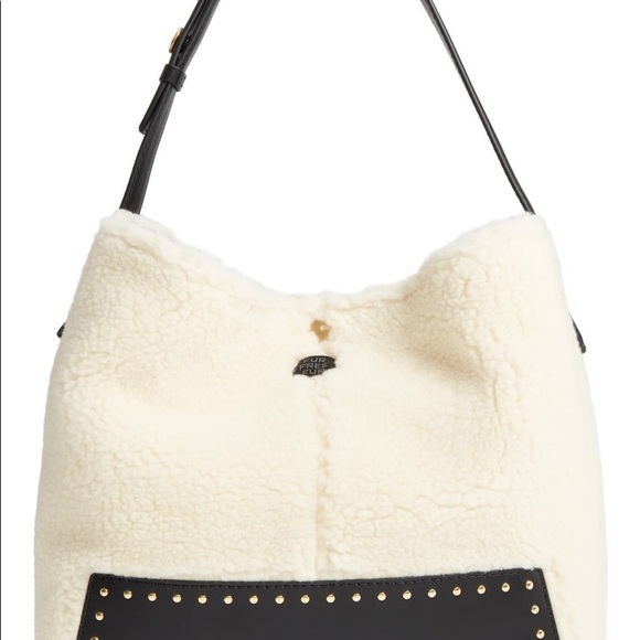 NEW Stella McCartney Alter Shearling Fur Hobo Bag - Picture 6 of 6